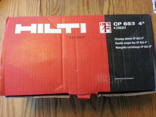 Hilti firestop sleeve cp 653 4&#039;&#039;