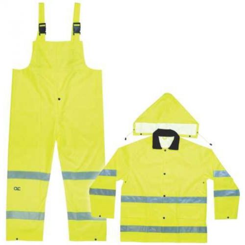 Hiviz 3Pc Rain Suit Xl R111X CUSTOM LEATHERCRAFT Safety Vests R111X 084298211157