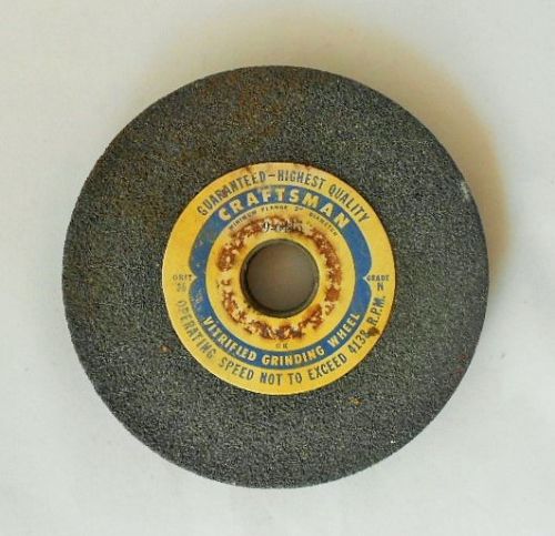 Craftsman Vitrified Grinding Wheel 9-6415 Grit 36 Grade N 6&#034;x3/4&#034;