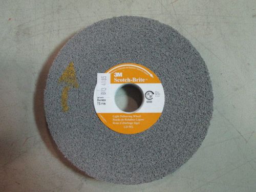 3M SCOTCHBRITE 6X1/2X1 LIGHT DEBURRING WHEEL 7S FINE 01662 NEW/UNUSED