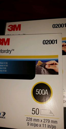 3m sand paper 500 grit wetodry 2 packs