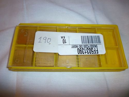 (190) NEW SQUARE CARBIDE INSERTS SNU633 PC300 CBD INSERT FF5032390