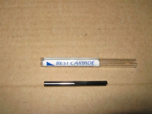 # 54 (.0550) solid carbide straight flute 140deg notched point drill bit &#034;new&#034; for sale