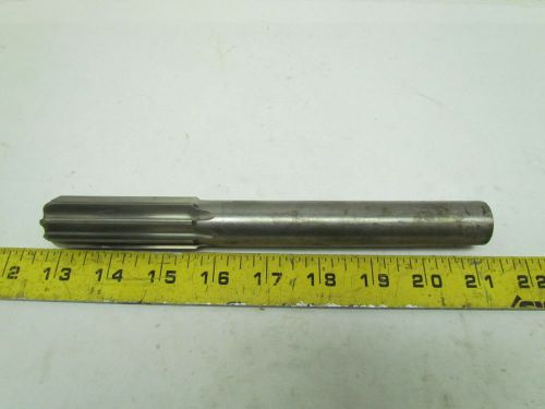 1&#034; Chucking Reamer 8pt Straight Flute 8-1/4 Long Round Shank