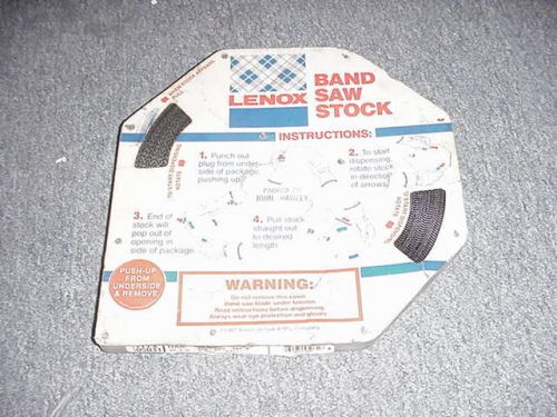 100FT LENOX FLEX 05031 100C 3/8 .025 14T R BAND SAW STOCK BLADE NEW SURPLUS