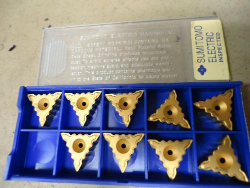 SUMITOMO CARBIDE INSERTS TRM551704-GU  AC2000 9 PIECES NEW