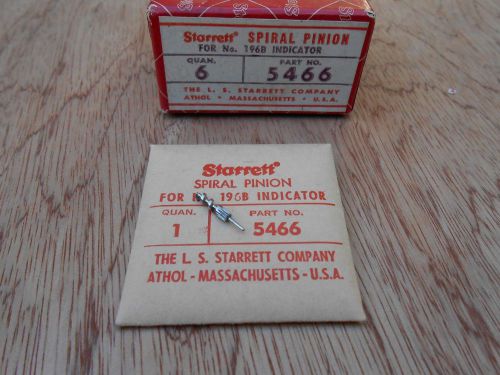 STARRETT  5466 SPIRAL PINION FOR NO. 196B INDICATOR