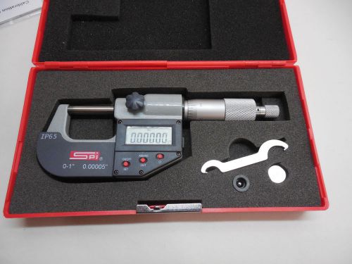 Spi electronic digimatic outside micrometer 0-1&#034; # 13-731-5 for sale