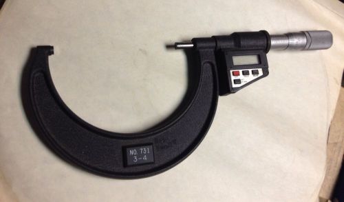 Starrett 3-4&#034; Digital Micrometer