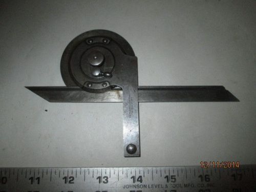 MACHINIST LATHE MILL Antique Starrett Machinist Protractor Gage Gauge Dated 1892