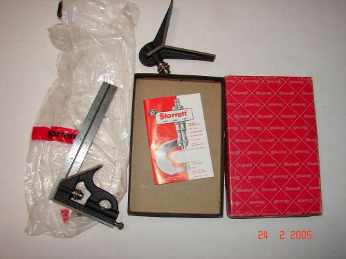 STARRETT COMBINATION SQUARE - Cat. No. 11H Size 6&#034; EDP No. 50051 Estate Find