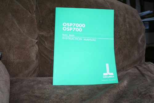 OSP7000 OSP700 MAC MAN INSTRUCTION MANUAL