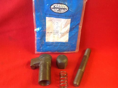 Nos jergens 41903 hook clamp assembly, black oxide 5/8-11 x 5&#034; size stud usa for sale