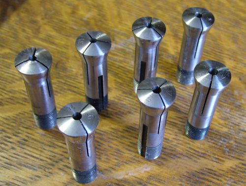 LOT OF  SCHAUBLIN W-12 THREE MM MODEL 70 LATHE COLLETS