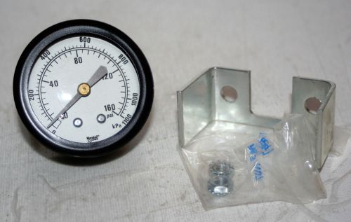 160 PSI 1/4&#034; NPT  2&#034;  Dial  Panel Mount Pressure Gauge Marshall Town