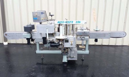 Njm auto-colt ii pressure sensitive labeler for front, back &amp; wrap labels for sale