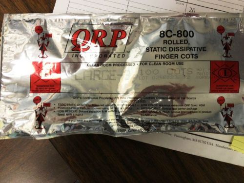 QRP ROLLED FINGER COTS LARGE 8C 800 NEW 100 PER PAK