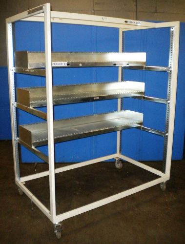 BLISS INDUSTRIES 135 SLOT FEEDER STORAGE CART 60X36X72 *ONTARIO, CALIF.*