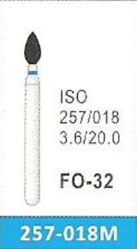 5 pcs FG Diamond Burs Football, FO-32M, 257-018 Medium