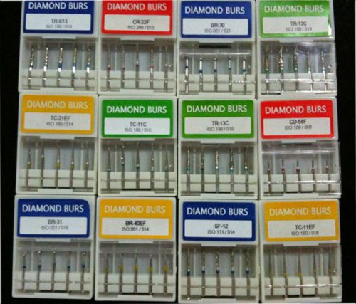 Hot sale 2000pcs dental diamond burs for high speed handpiece medium fg 1.6m for sale