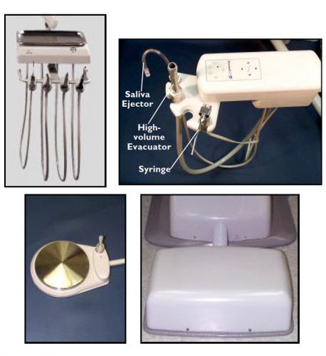 DentalEZ Dental AXCS Doctor&#039;s Delivery System Unit 3HP Auto + Assistant&#039;s Arm