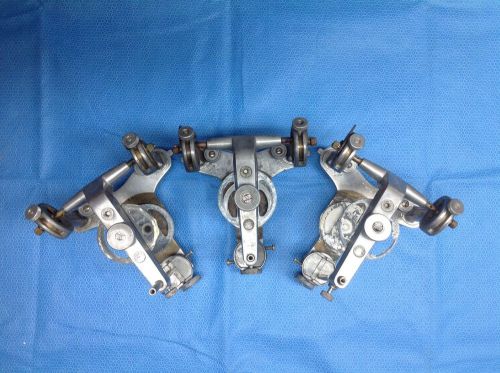 HANAU H DENTAL ARTICULATOR LOT OF THREE