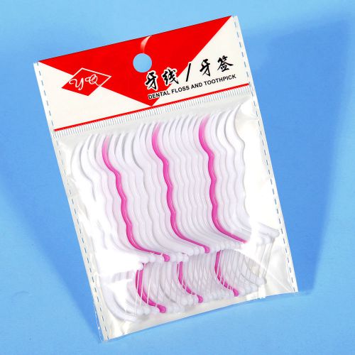 25PCS Tooth BrushPick Teeth Pick Brush Flosser Dental Oral Care Floss New YH2