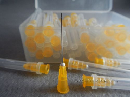 100pcs Dental Endo Irrigation needle tip 25GA End-Closed Side Hole Endo Syringes