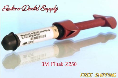 3M ESPE FILTEK Z250 UNIVERSAL RESTORATIVE DENTAL COMPOSITE A2 4g Syringe 1370A2