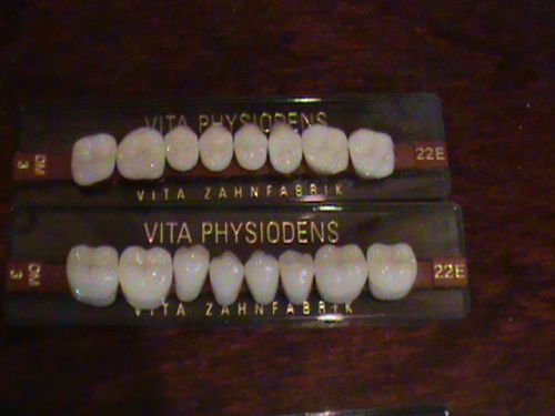 VITA  PHYSIODENS OM3 22E POSTERIOR SET  ACRYLIC DENTURE TEETH  NEW