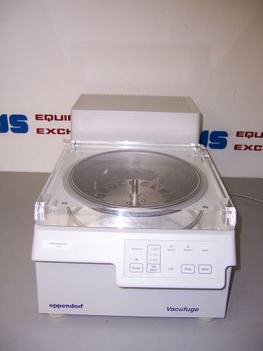 7634 EPPENDORF 5301 VACUFUGE BENCH TOP CENTRIFUGE W/ F40-18-19 ROTOR