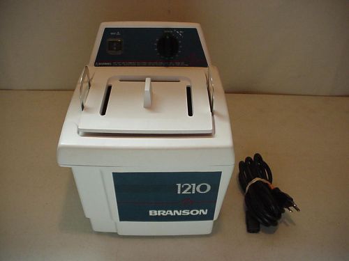 Bransonic 1210 Branson Heating Water Bath Ultrasonic Cleaner 1210R-MTH