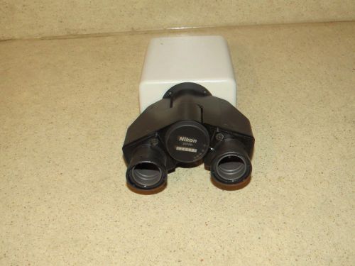 ++ NIKON BINOCULAR MICROSCOPE  HEAD  -(Z45)