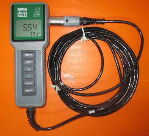 YSI 63 PH SALINITY CONDUCTIVITY TEMPERATURE MODEL 63-25 FT