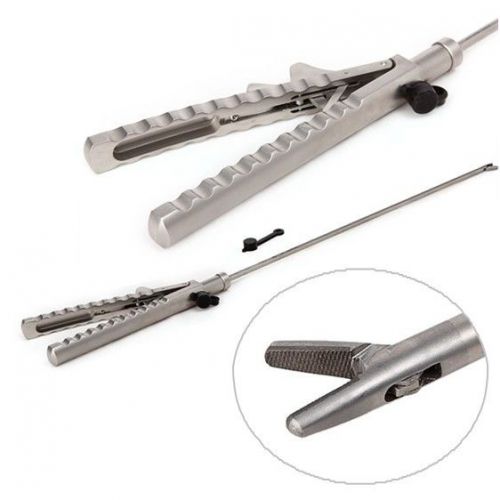 Needle Holder V Type 5X330mm Laparoscopy Laparoscopic Curved tip+Warranty+SHIP