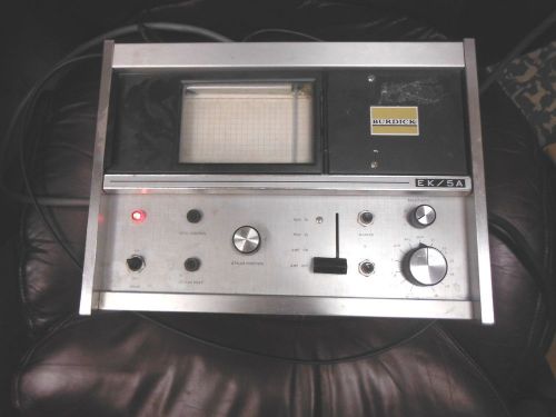 VINTAGE BURDICK PORTABLE ELECTROCARDIOGRAPH EK/5A