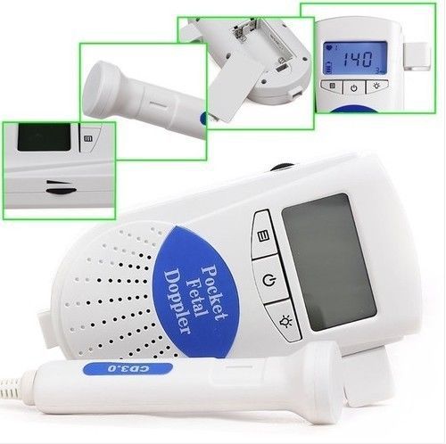 New Sonoline B Fetal heart doppler /Backlight LCD 3mhz FDA,2 years warranty