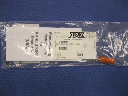 NEW KARL STORZ 752500 GOOD SCISSORS - CURVED, 19.5cm