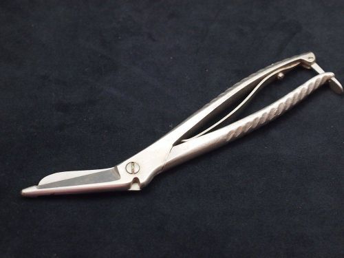 Vintage Surgical Angular Bandage Scissors 8&#034; E Weck &amp; Co Heavy