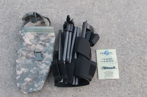 New faretec ct-6 leg splint w/acu case for sale