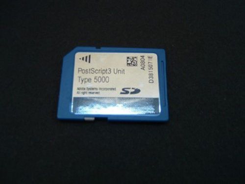 POSTSCRIPT TYPE 5000 RICOH AFICIO MP 5000 5000B 4000 4000B LANIER LD050 LD040