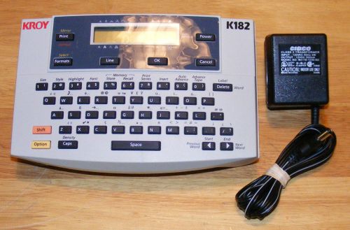 Kroy K182 Label Maker