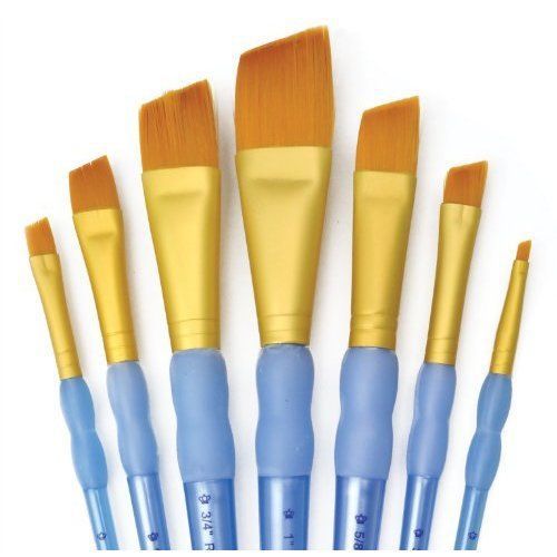 Royal and langnickel rcc 304 crafter&#039;s choice angular taklon variety brush set - for sale