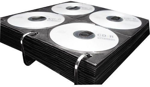 Cd Binder Pages Cd Capacity Per Sheet Sheets Per Box Clear Black Vz01401