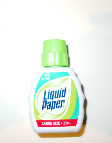 LIQUID PAPER- 74701- PEN &amp; INK CORRECTION FLUID - FOAM BRUSH - LARGER SIZE