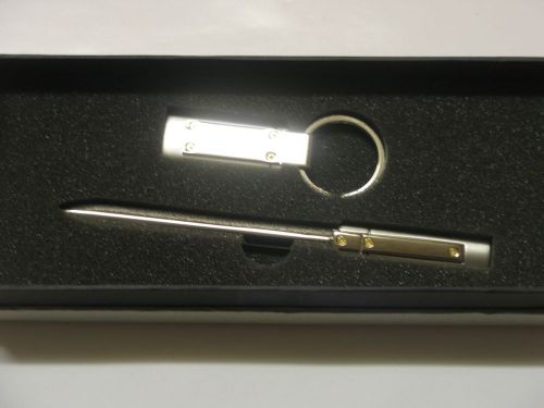 NEW METAL KEY HOLDER &amp; LETTER OPENER SET GREAT GIFT SET FREE SHIPPING EIB9769