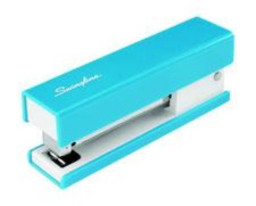 Acco Swingline Fashion Runway Stapler Solid Blue