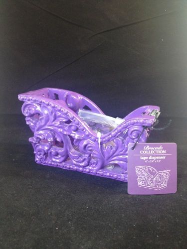 Vintage Style PURPLE Tape Dispenser Beautiful! Sicura Italian Designs NEW