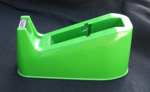 Vintage Lime Green Heavy Duty Tape Dispenser, Made in Japan