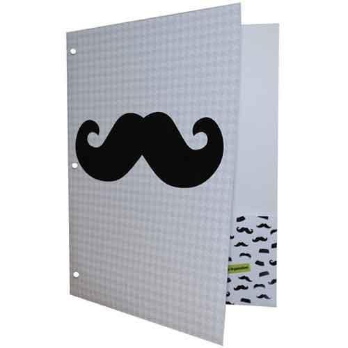 Creative Teaching Press Mustache 2-Pocket Folder